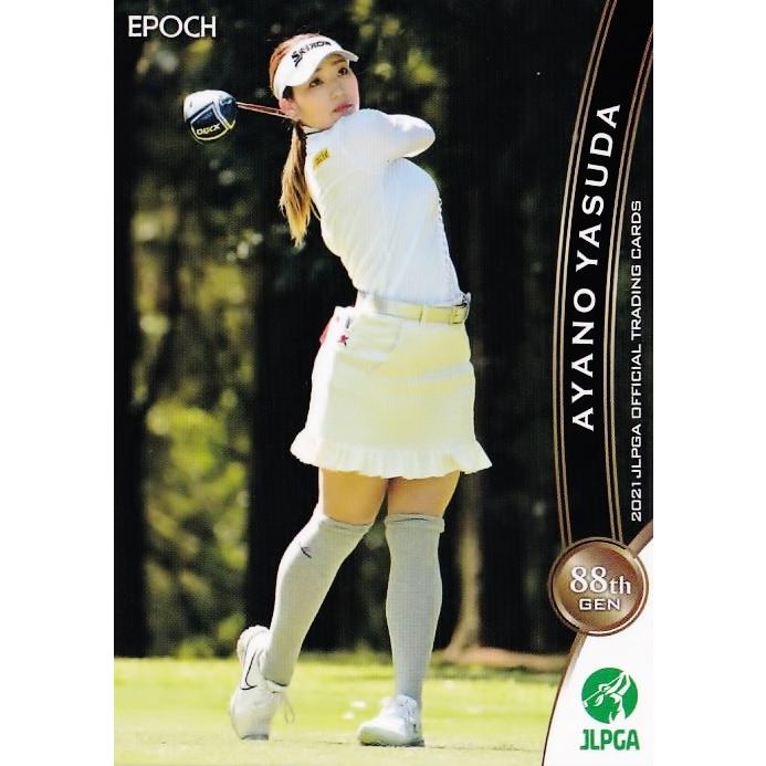 60 【安田彩乃】エポック 2021 日本女子プロゴルフ協会オフィシャル