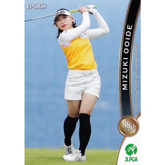 66 【大出瑞月】エポック 2021 日本女子プロゴルフ協会オフィシャル