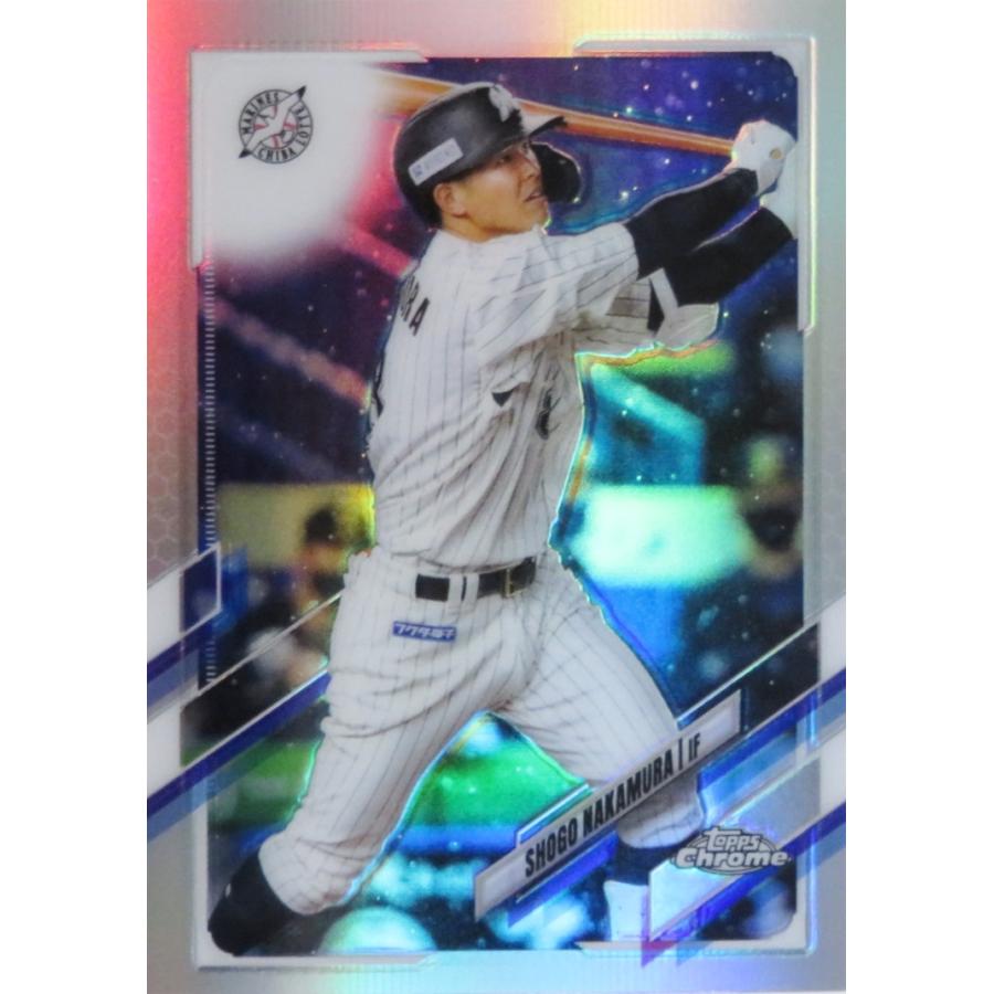 141 【中村奨吾/千葉ロッテマリーンズ】2021 topps Chrome NPBベース