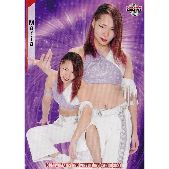 120 【Maria】BBM 女子プロレスカード 2021 レギュラー : スポーツ