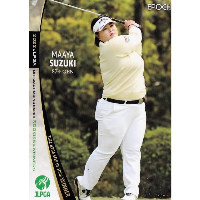 24 【鈴木麻綾】エポック 2022 日本女子プロゴルフ協会オフィシャル