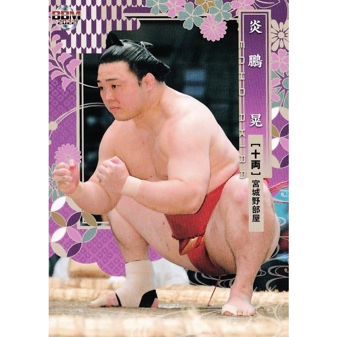62 【炎鵬 晃】BBM2022 大相撲カード レギュラー : スポーツカード