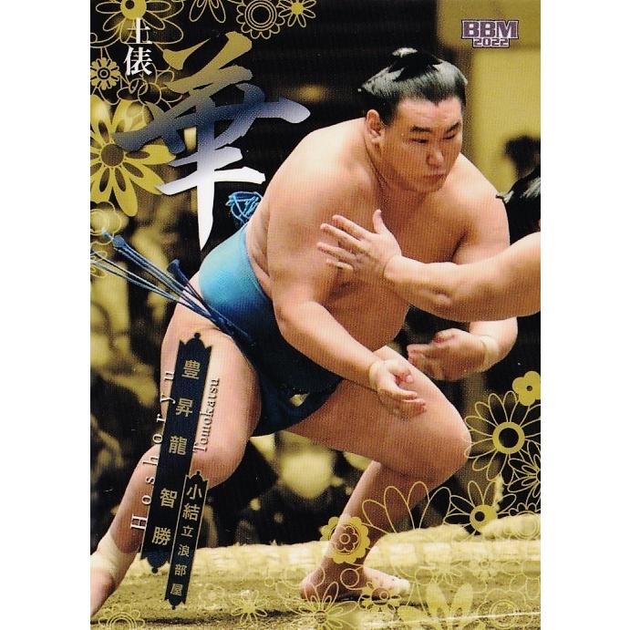 50 【豊昇龍 智勝】BBM2022 大相撲カード「華」レギュラー [土俵の華