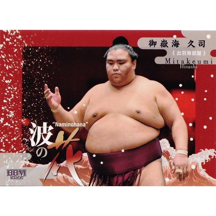 64 【御嶽海 久司】BBM2022 大相撲カード「華」レギュラー [波の花
