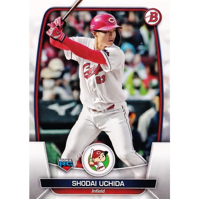10 【内田湘大(ROOKIE)/広島東洋カープ】2023 Topps Bowman NPBベース 