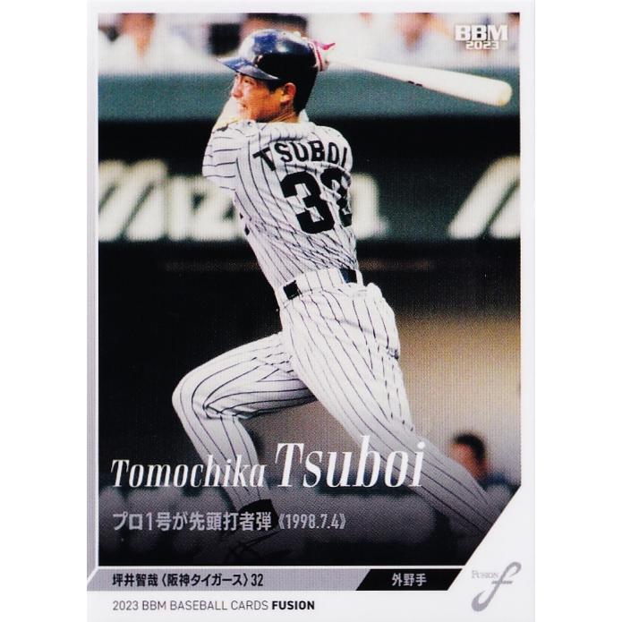 阪神タイガース　坪井智哉選手　実使用グランドコート　中綿入り 45 【坪井智哉/阪神タイガース】2023BBM FUSION レギュラー [記録の