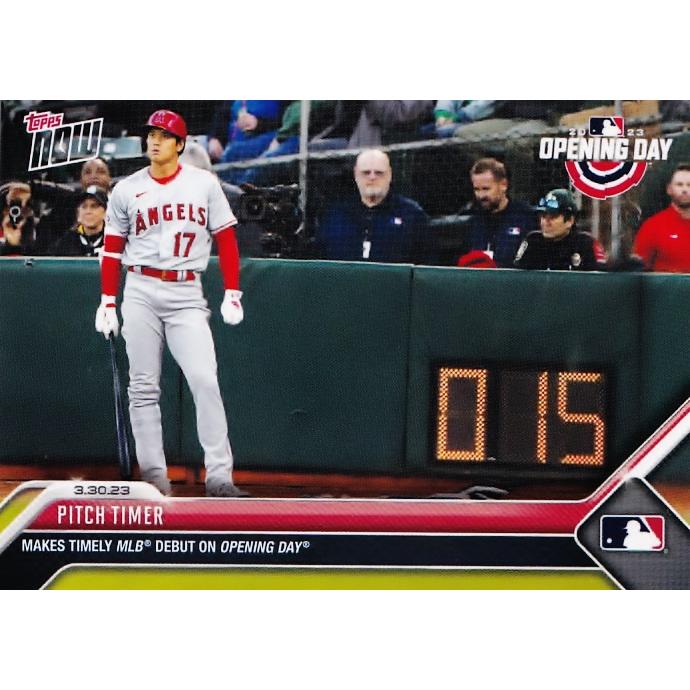 13【PITCHER TIMER(大谷翔平/エンゼルス)】2023 MLB TOPPS NOW [2023.3