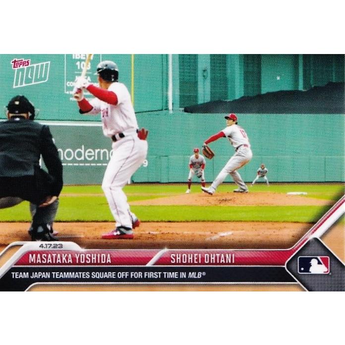 Ｔｏｐｐｓトレカ　大谷翔平選手と吉田正尚選手 140【大谷翔平(エンゼルス)/吉田正尚(レッドソックス)】2023 MLB TOPPS