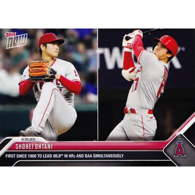 4452023 MLB TOPPS NOW [2023.6.15] 1900年以降初めてHR数と被打率で