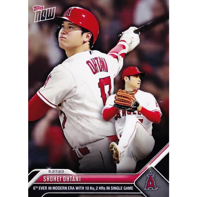 505【大谷翔平/エンゼルス】2023 MLB TOPPS NOW [2023.6.27] 今季6度目
