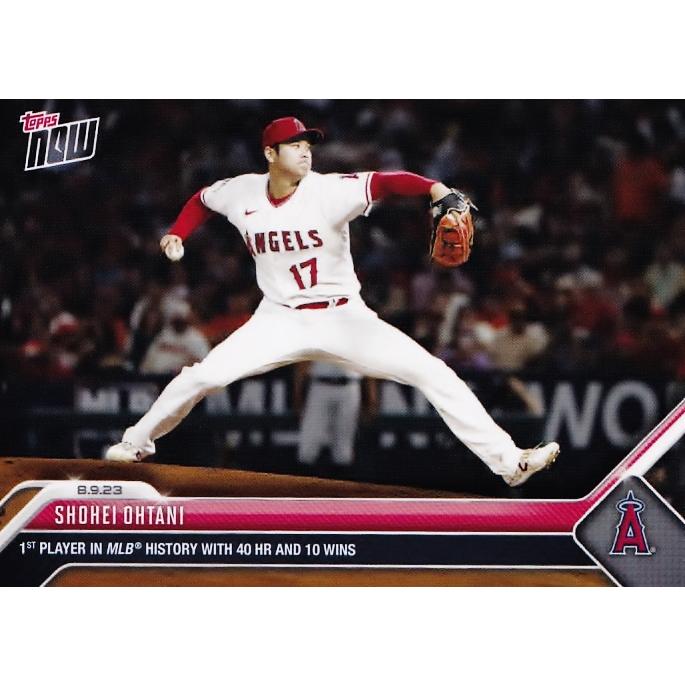 683【大谷翔平/エンゼルス】2023 MLB TOPPS NOW [2023.8.9] MLB史上初 