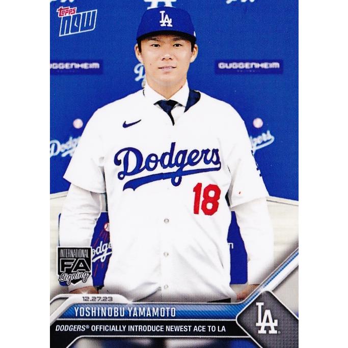OS25【山本由伸(ROOKIE)/ドジャース】2023 MLB TOPPS NOW [2023.12.27
