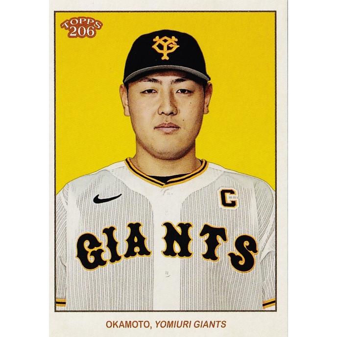 130 【岡本和真/読売ジャイアンツ】2023 Topps 206 NPB ベースボール 岡本和真トレーディングカード高梨雄平誕生祭