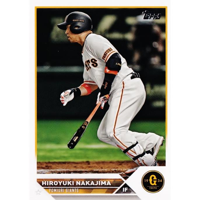 読売ジャイアンツ　中島宏之　缶バッジ 69 【中島宏之/読売ジャイアンツ】Topps 2023 NPBベースボールカード