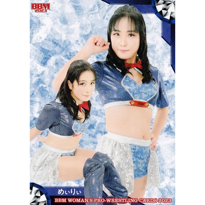 123 【めぃりぃ】BBM 女子プロレスカード 2023 レギュラー : スポーツ