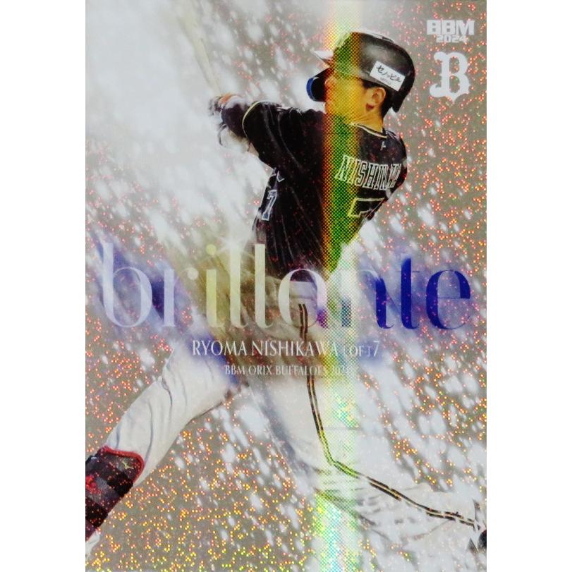 西川龍馬 直筆サインカード オリックス・バファローズ 2024 BBM