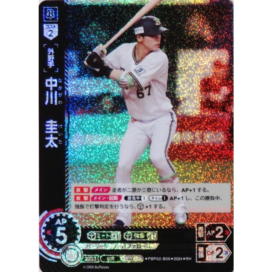 6 【中川圭太/オリックス・バファローズ】2024 ブシロード プロ 6 【中川圭太/オリックス・バファローズ】2024 ブシロード プロ