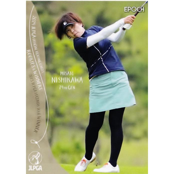 42 【西川みさと】エポック 2024 日本女子プロゴルフ協会オフィシャル
