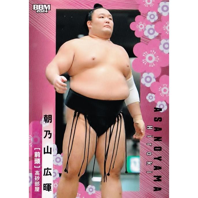 10 【朝乃山 広暉】BBM2024 大相撲カード レギュラー : スポーツカード