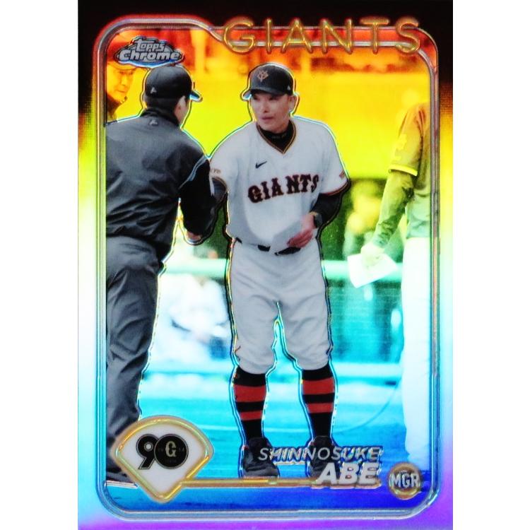 25 【阿部慎之助/読売ジャイアンツ】2024 Topps Chrome NPBベース 