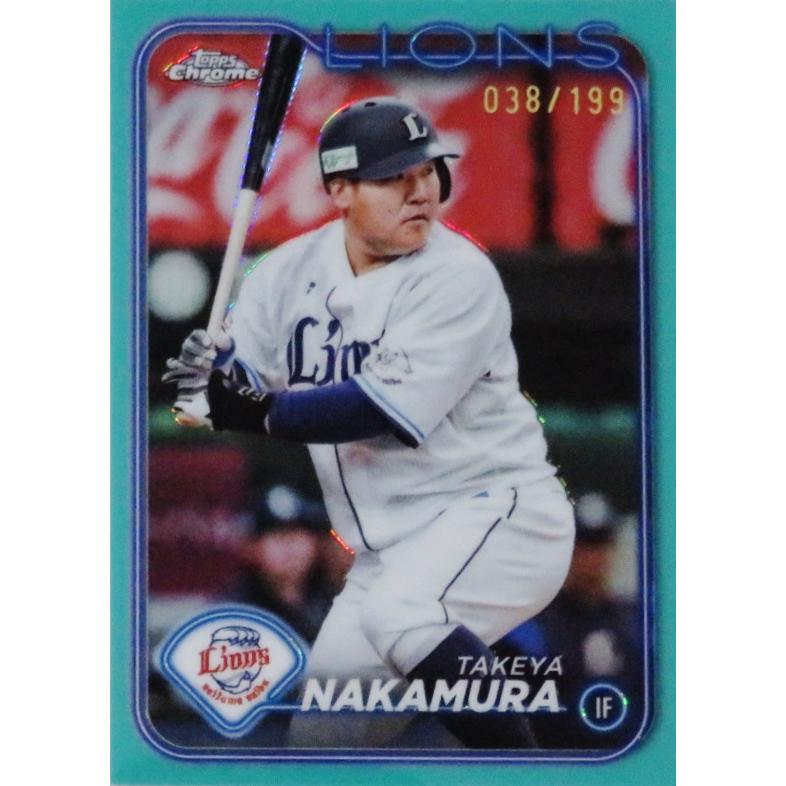 中村剛也/埼玉西武ライオンズ】2024 Topps Chrome NPBベースボール