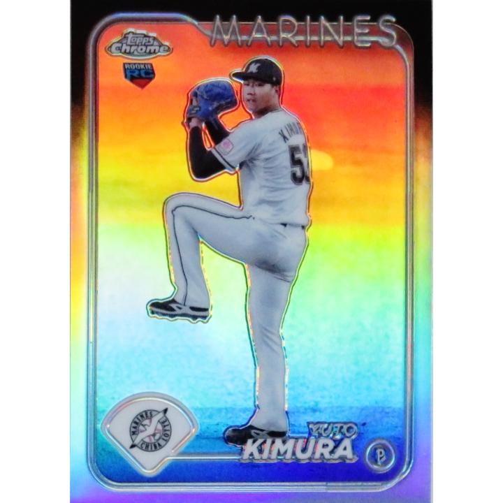 109 【木村優人(ROOKIE)/千葉ロッテマリーンズ】2024 Topps Chrome NPB 