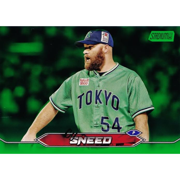 【サイスニード/東京ヤクルトスワローズ】2024 Topps NPB Stadium Club [BASE/グリーンパラレル] 99枚限定 ...