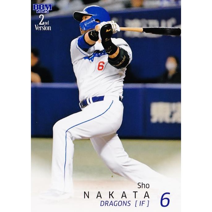 475 【中田翔/中日ドラゴンズ】2025 BBM ベースボールカード 2nd