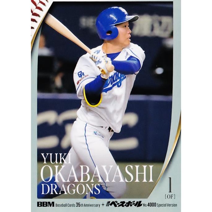 170 【岡林勇希/中日ドラゴンズ】2025 BBMカード35周年&週刊ベース