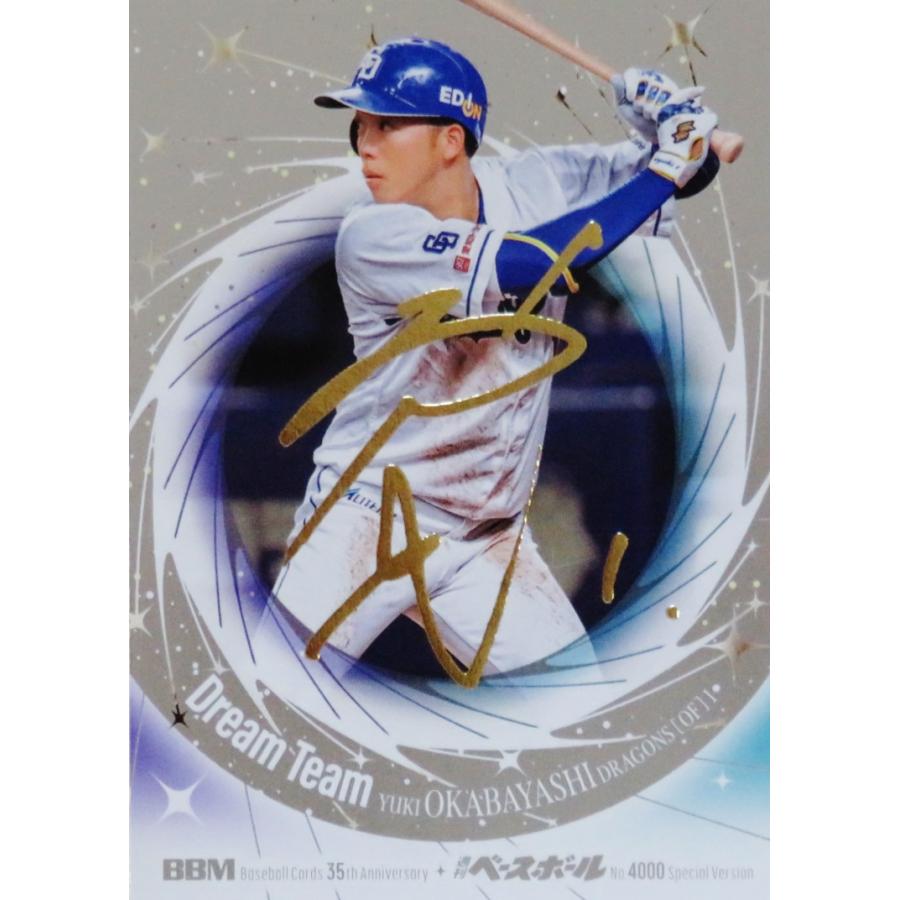 岡林勇希/中日ドラゴンズ】2025 BBMカード35周年&週刊ベースボール4000