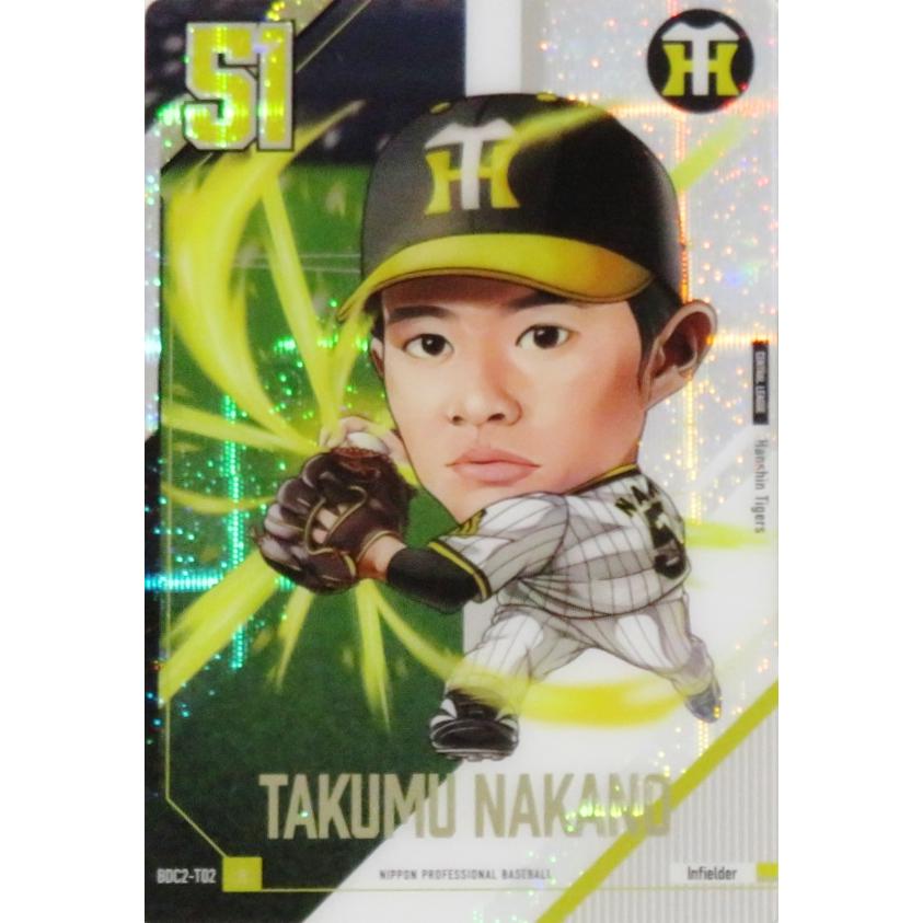 T-02【中野拓夢/阪神タイガース】バンダイ プロ野球 デフォルメカード