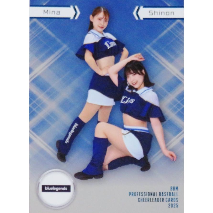 BBM2025 bluelegends Shinon Minaコンボサインチェキ SP18 【Shinon&Mina (西武/bluelegends)】BBM プロ野球チアリーダー