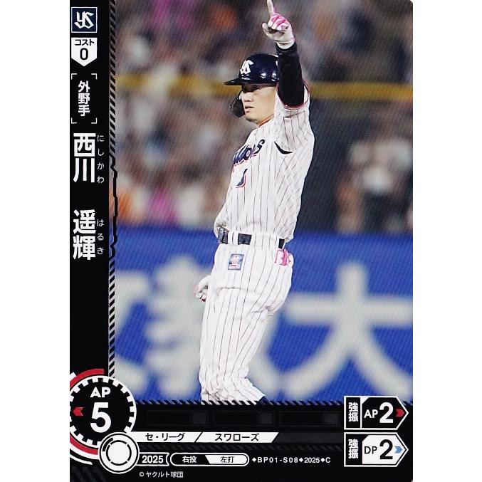 8 【西川遥輝/東京ヤクルトスワローズ】2025 ブシロード プロ野球DREAM