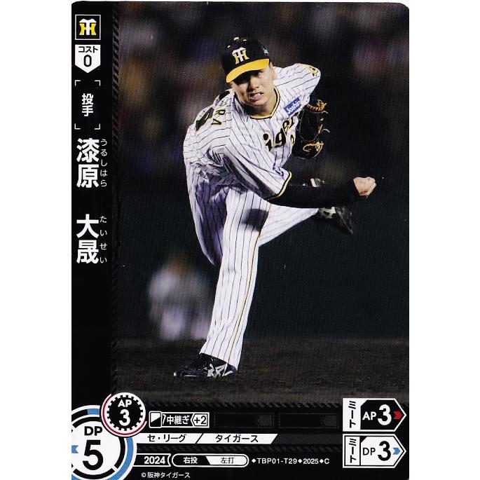 阪神タイガース　29 高橋　19 藤浪　阪神　マスク　レア 29 【漆原大晟】2025 ブシロード プロ野球DREAM ORDER 阪神タイガース