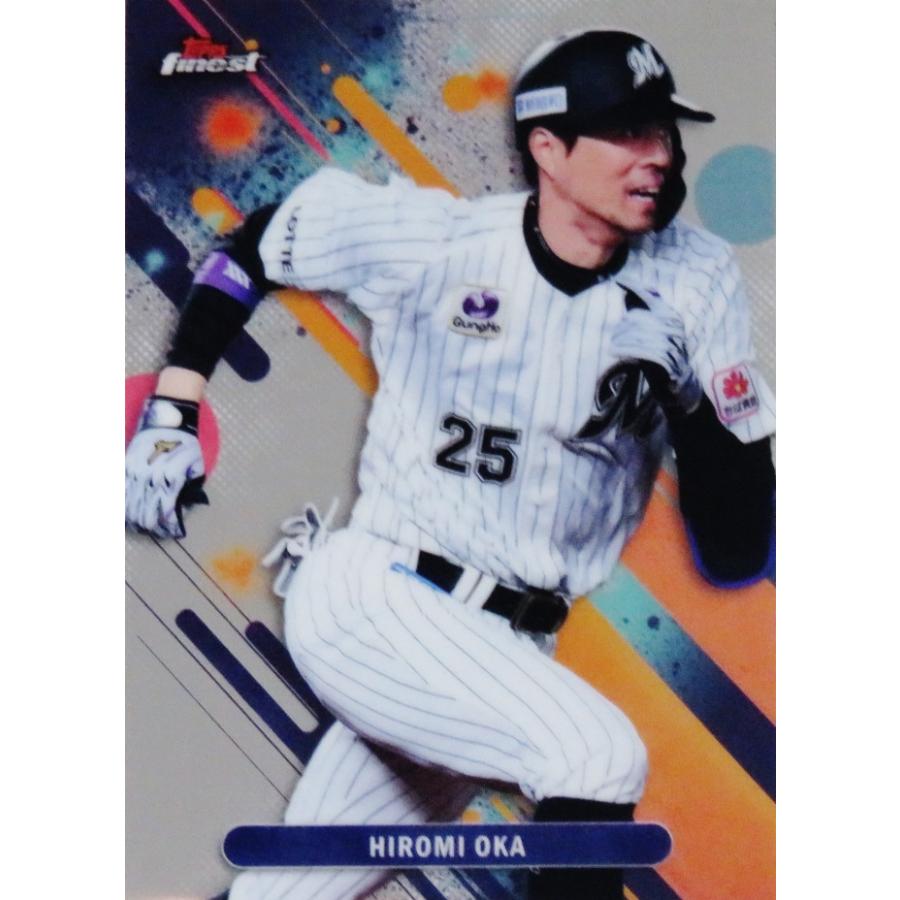 【ブルーパラレル 146/150】NPB ベースボールカード 021 岡 大海 千葉ロッテマリーンズ (ベースカード) 2025 Topps Finest ファイネスト 21 【岡大海/千葉ロッテマリーンズ】2025 Topps FINEST NPBベース