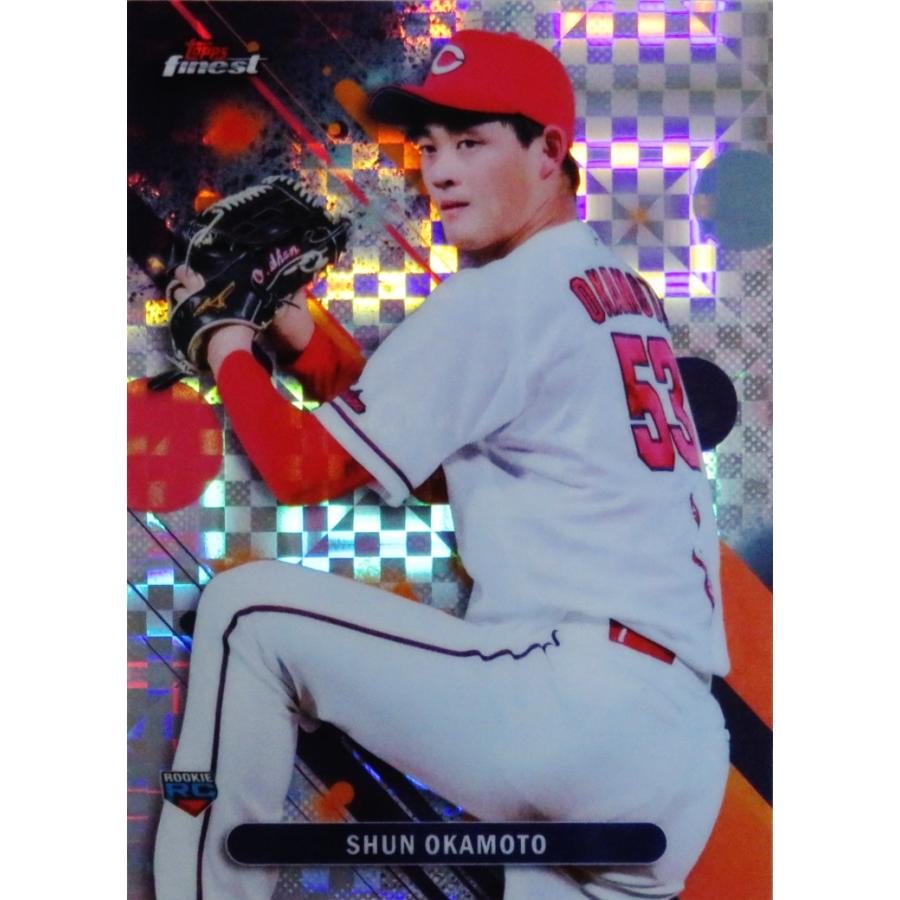 24 【岡本駿(ROOKIE)/広島東洋カープ】2025 Topps FINEST NPBベース