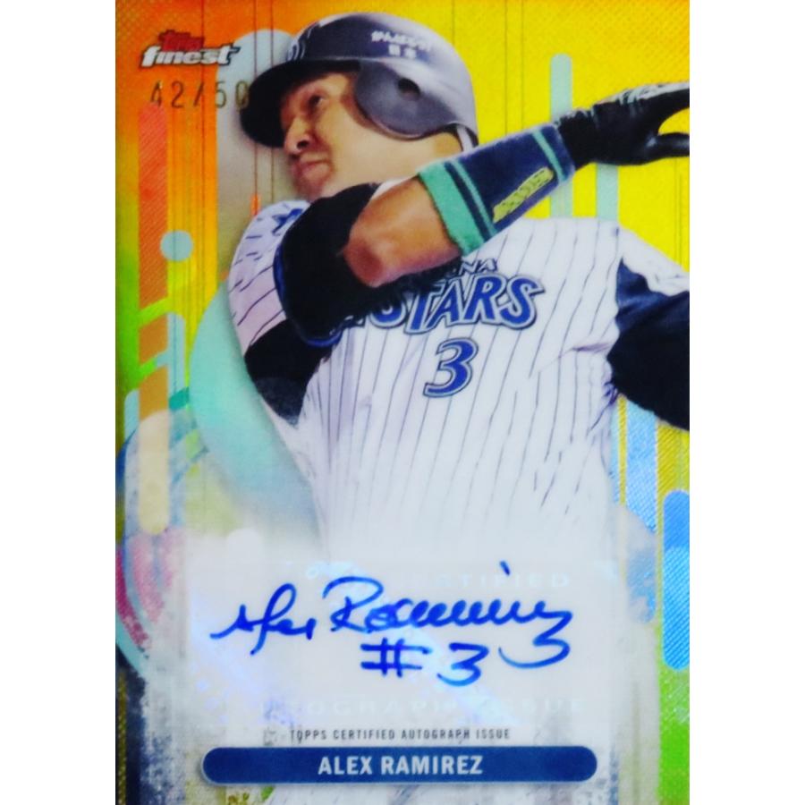 横浜ベイスターズ　ラミレスサイン入り　一式 A・ラミレス/横浜DeNAベイスターズ】2025 Topps FINEST NPBベース