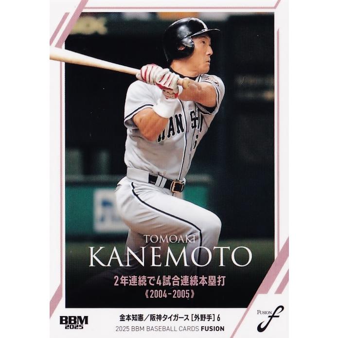 24 【金本知憲/阪神タイガース】2025 BBM FUSION レギュラー [記録の