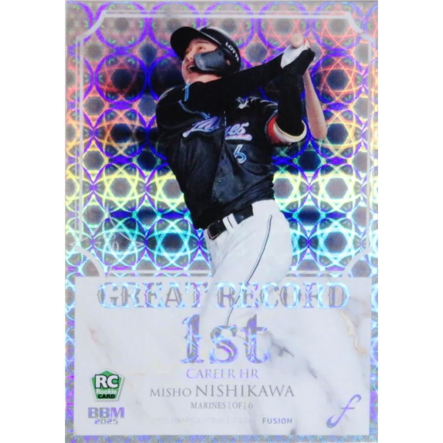 BBM 千葉ロッテマリーンズ 西川史礁 初ホームラン 記念フォト 西川史礁