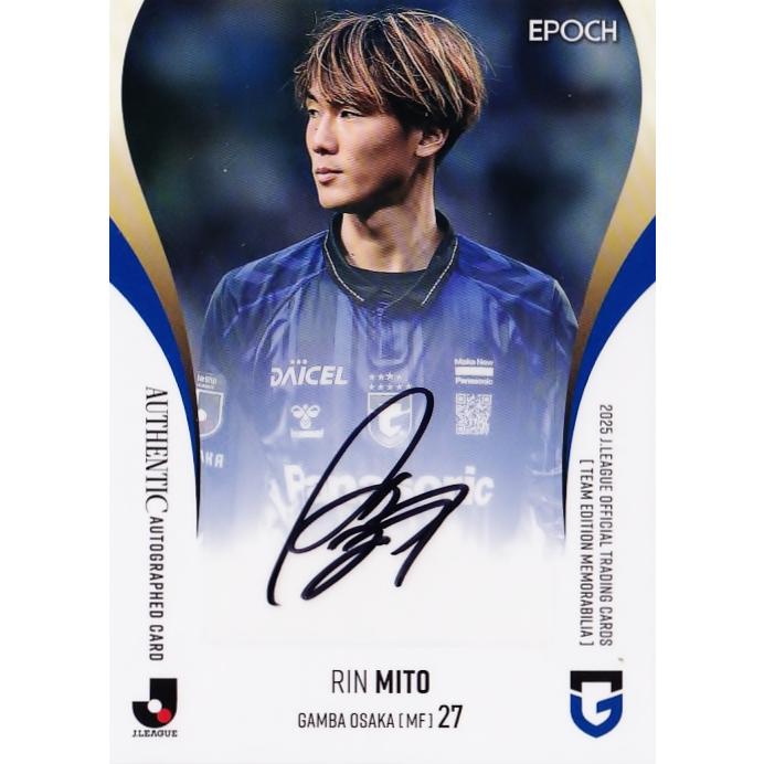 美藤倫】2025 Jリーグカード TEメモラビリア ガンバ大阪 [直筆サイン