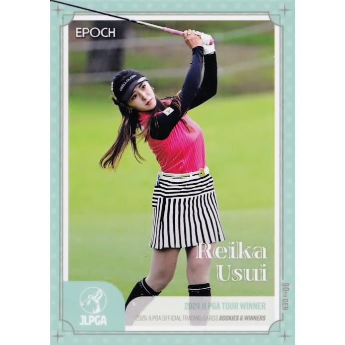 14 【臼井麗香】エポック 2025 日本女子プロゴルフ協会オフィシャル
