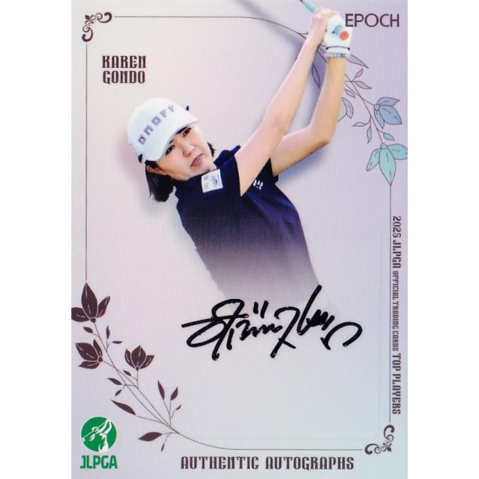 権藤可恋】エポック 2025 日本女子プロゴルフ協会 TOP PLAYERS [直筆