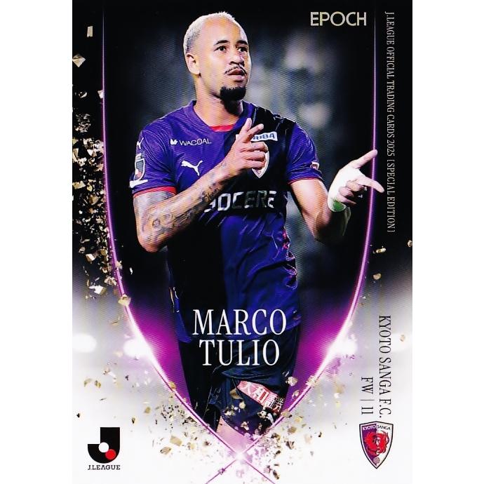 107 【マルコ トゥーリオ/京都サンガF.C.】2025 Jリーグオフィシャル