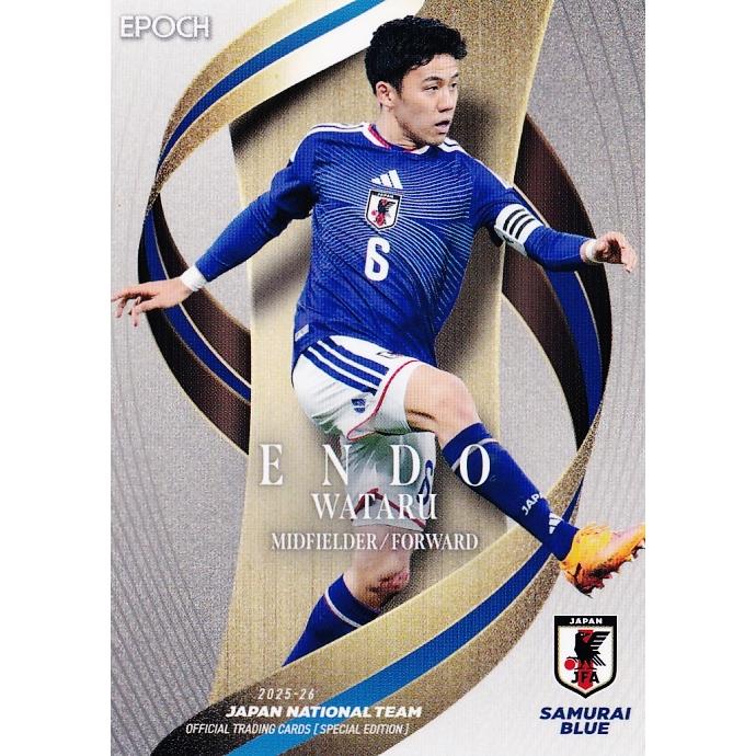 EPOCH 2025-26 サッカー日本代表 直筆サインカード 遠藤航 EPOCH 2025-26 サッカー日本代表 遠藤航 直筆サインカード 【公式通販】