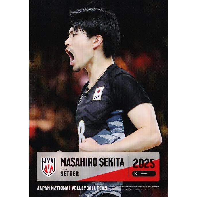 25 【関田誠大】2025 バレーボール男子日本代表 トレーディングカード 