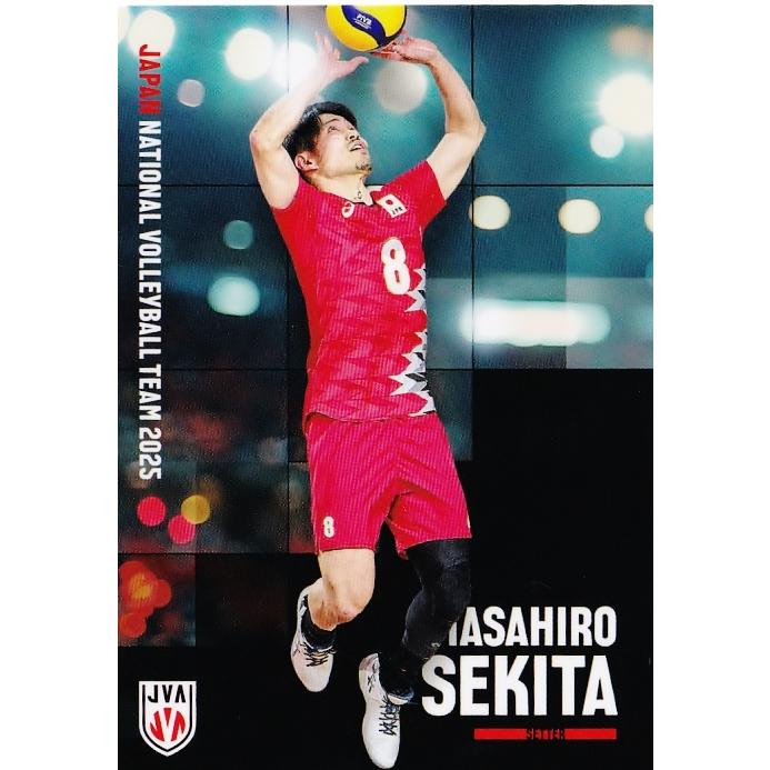 26 【関田誠大】2025 バレーボール男子日本代表 トレーディングカード