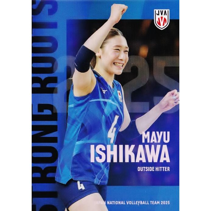 17 【石川真佑】2025 バレーボール女子日本代表 トレーディングカード