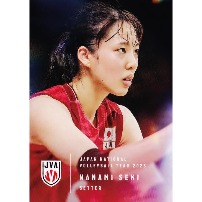 22 【関菜々巳】2025 バレーボール女子日本代表 トレーディングカード