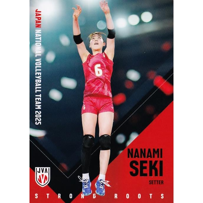 バレーボール女子日本代表ガチャ 第4弾・第5弾 関菜々巳 バレーボール女子日本代表 ／ #関菜々巳 選手の今シーズンの意気込み