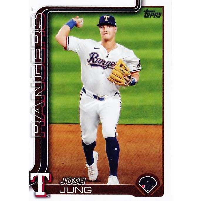 117 【Josh Jung/Texas Rangers】2025 Topps Baseball Series 1 MLB 